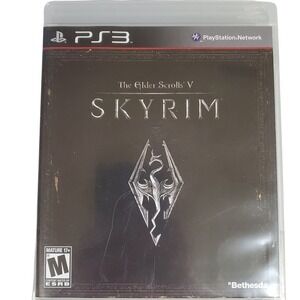 The Elder Scrolls V Skyrim Sony PlayStation 3 PS3 Game with Manual Bethesda